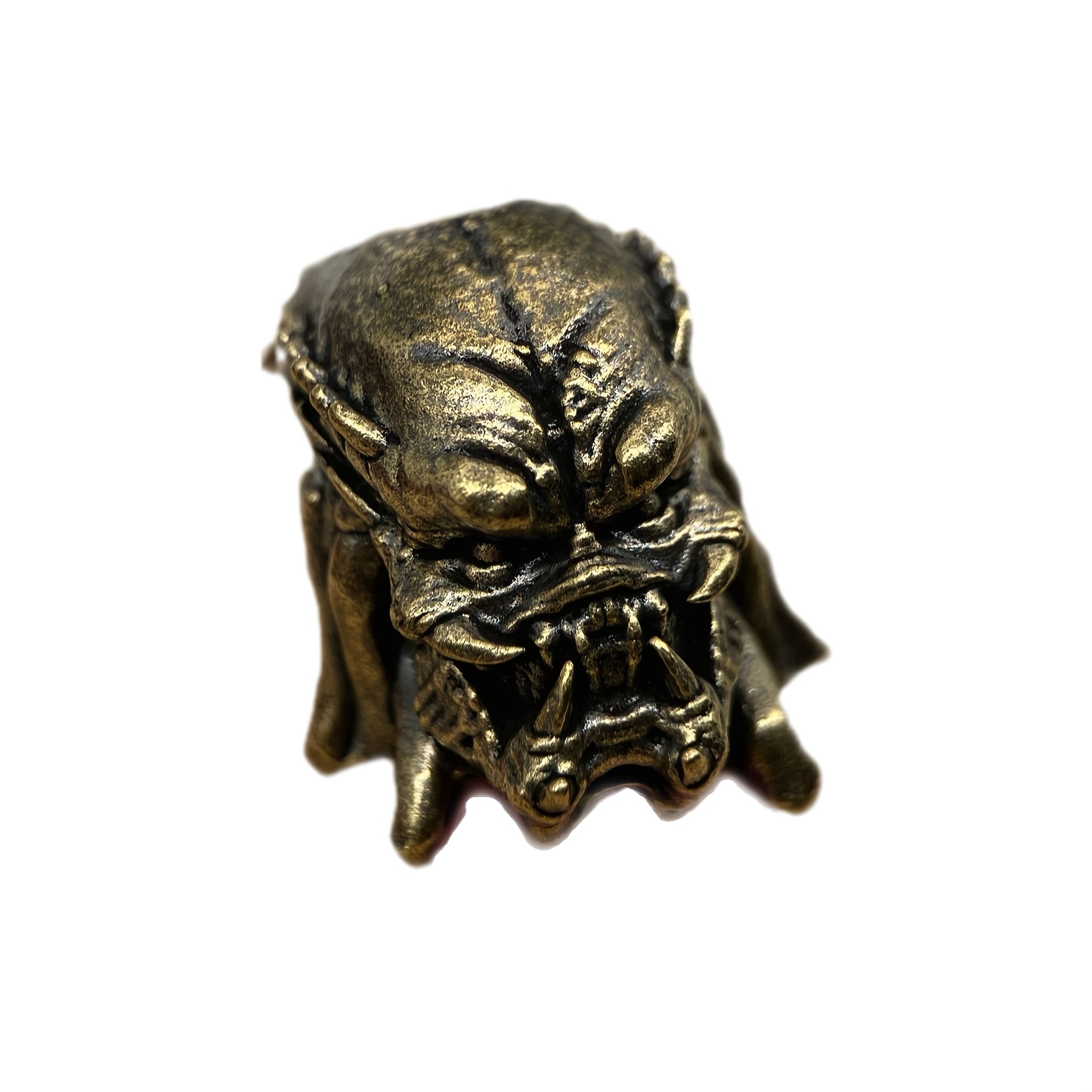 TEMU Unique Copper Predator Pendant Edc Men's Fashion Accessory, Men's Key Ring, Keychain Diy Charm