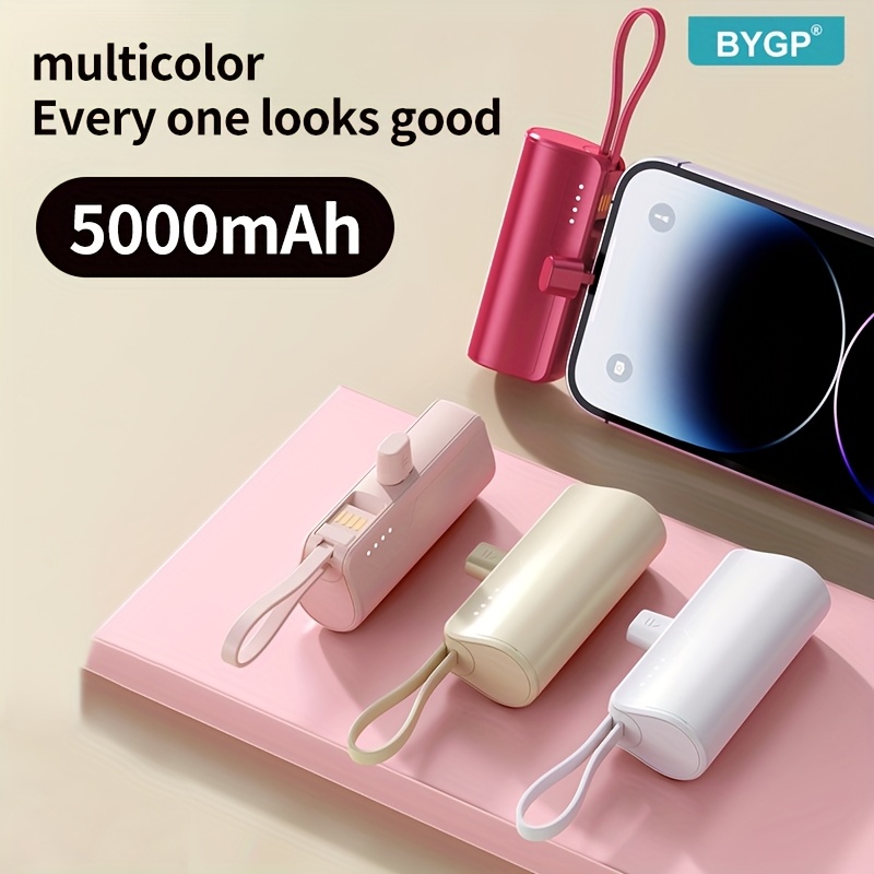 

5000mah Mini Portable Power Bank, Backup Travel Mobile Charger, Only Supports Plus// Max/ Pro/samsung , Emergency Power Bank, Usb Mobile Backup Battery Pack, Gift