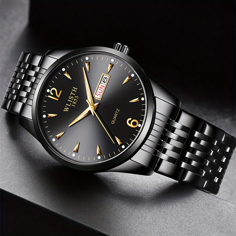 Stylish Minimalist Quartz Watch for Men with Luminous Features