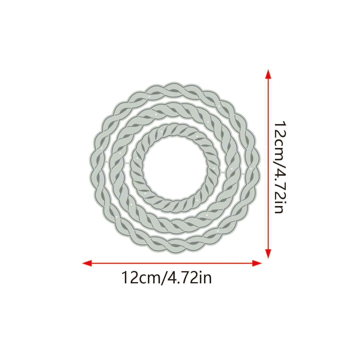 Image of 1pc Metal Cutting Dies Weaving Photo Frame Thin Metal Creative Mold Diy Paper Craft Knife Mould Blade Punch Stencils Dies