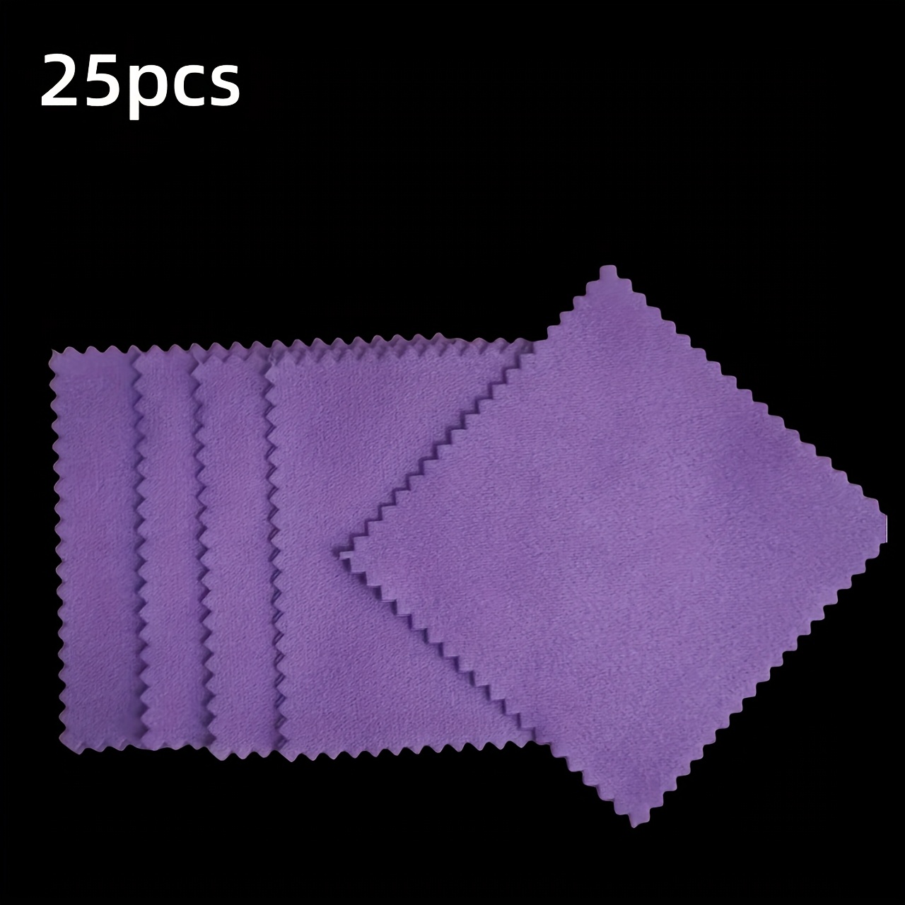 TEMU 25 piezas de paño de plateado para cuidado de joyas, de joyas, paño de limpieza, paño de dorado y plateado - productos de limpieza y cuidado de