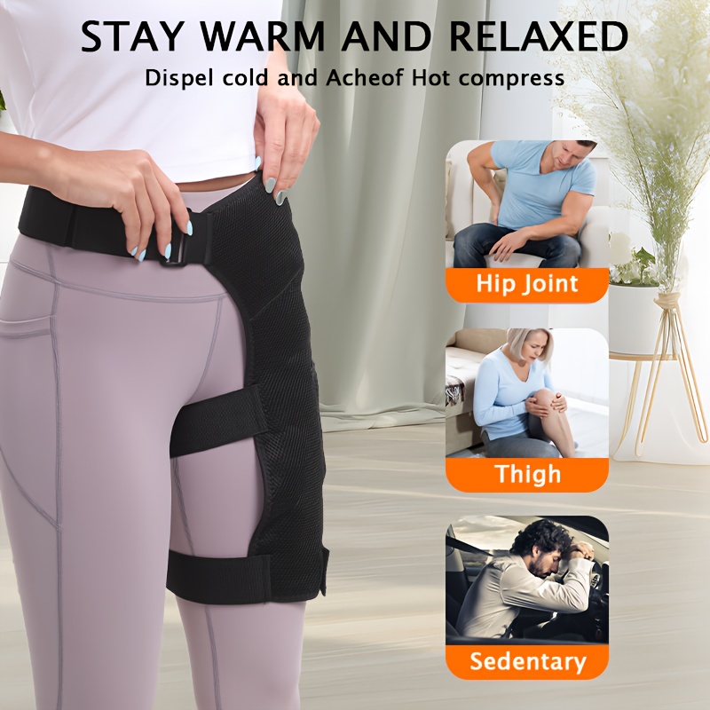 [USB Heating Pad] New Heated Massage Hip Cushion, Hip Heat Wrap, Electric Heating Cloth, Portable USB Powered, Deep Heating for Lower Back/Thighs/Hips Heating Pad, Holiday Gift.