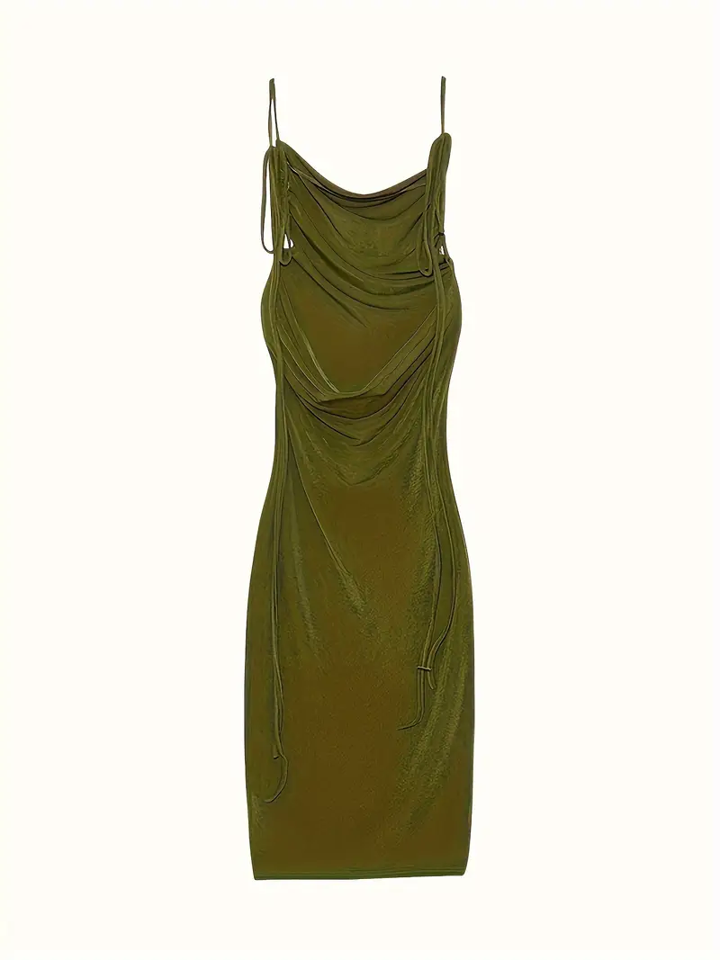 2024 summer new stylish backless tie long dress - Temu Mauritius 2024 summer new stylish backless tie long dress - Temu Mauritius