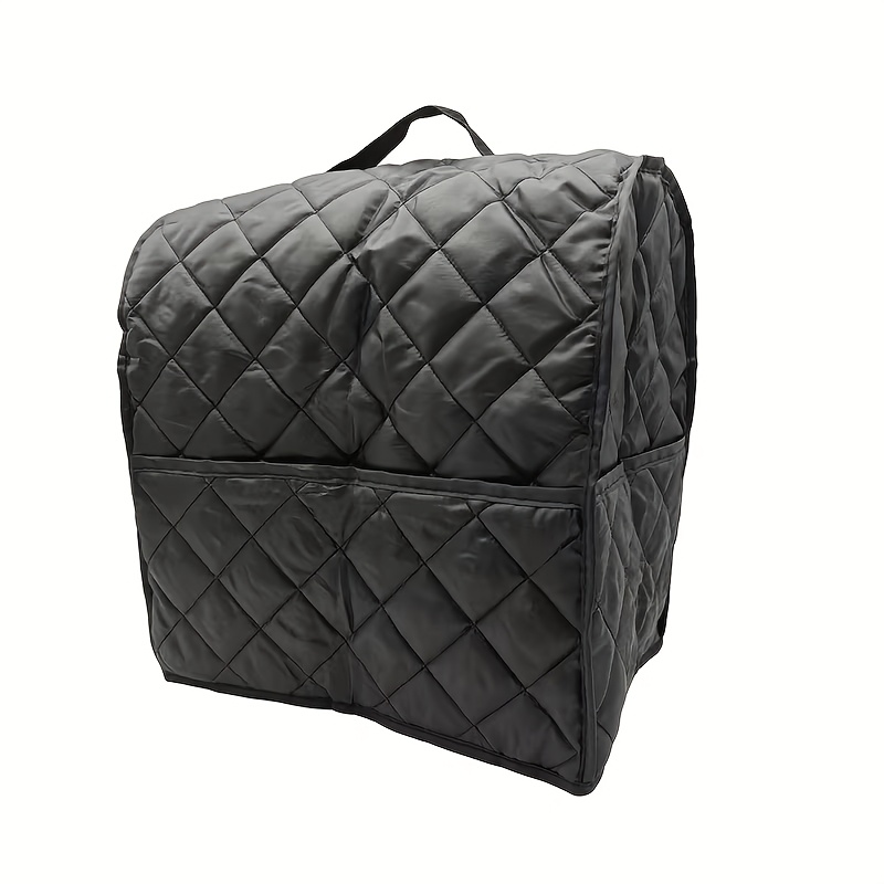 TEMU 1pc Multicolor Stand Mixer Dust Cover Side Storage Bag With Handle Premium Quilted Polyester Diamond Home Dustproof Protective Cover