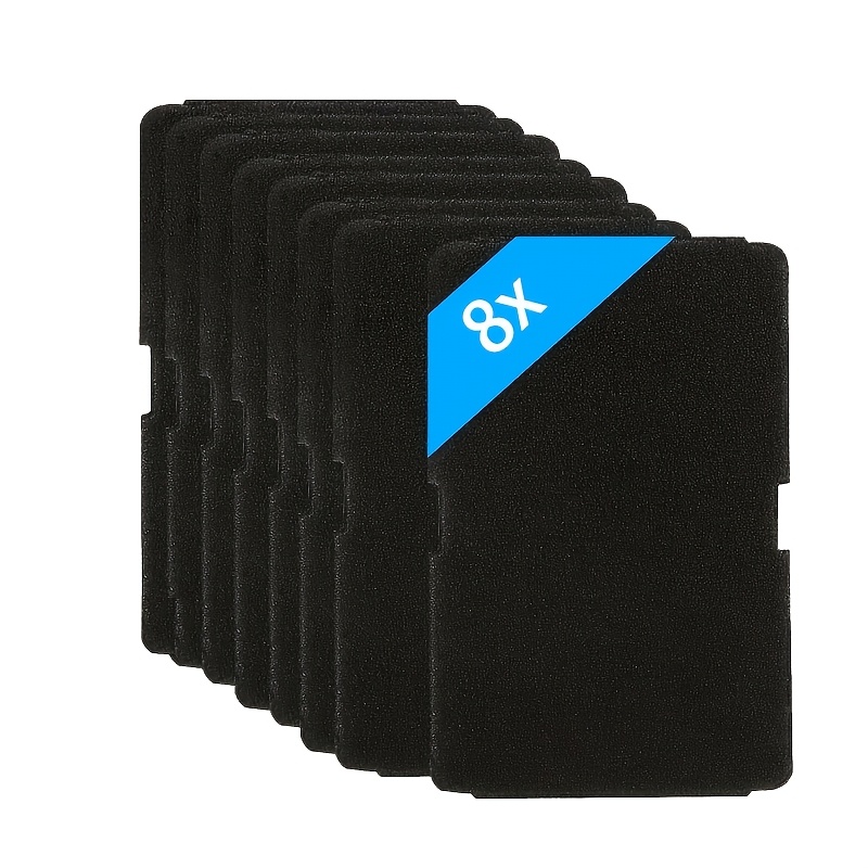 E-shop 8er-Pack Ersatz-Filter für Trockner, Kompatibel mit Trommel- und Wärmepumpentrocknern, Hochleistungs-Polyesterfilter für verschiedene Modelle,