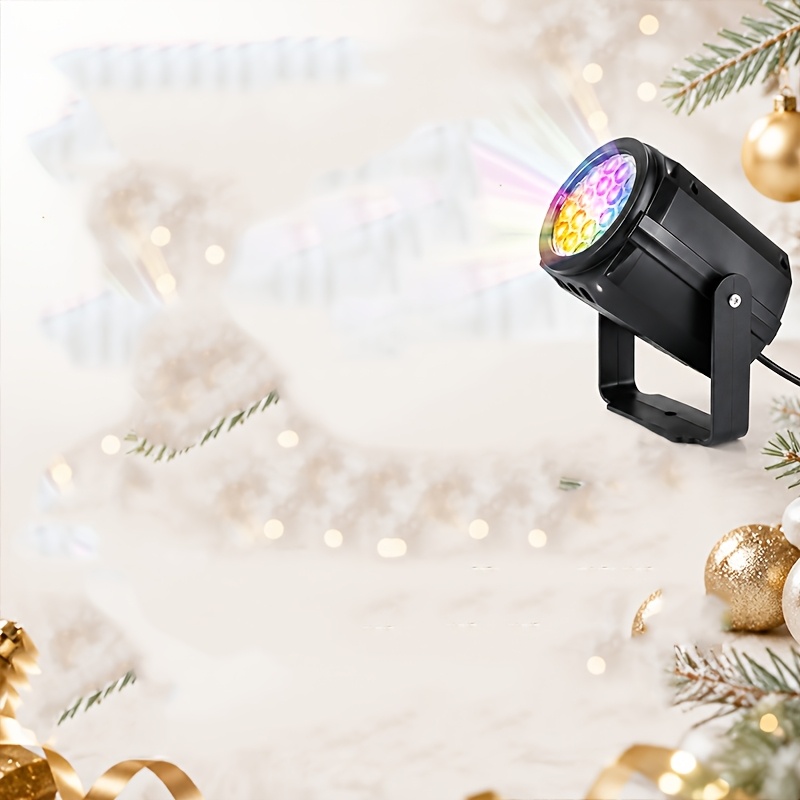 TEMU Projecteur LED de Noël carré USB, guirlande lumineuse de fêtes USB, de neige, sapin de Noël et autres de Noël pour répondre à divers besoins,
