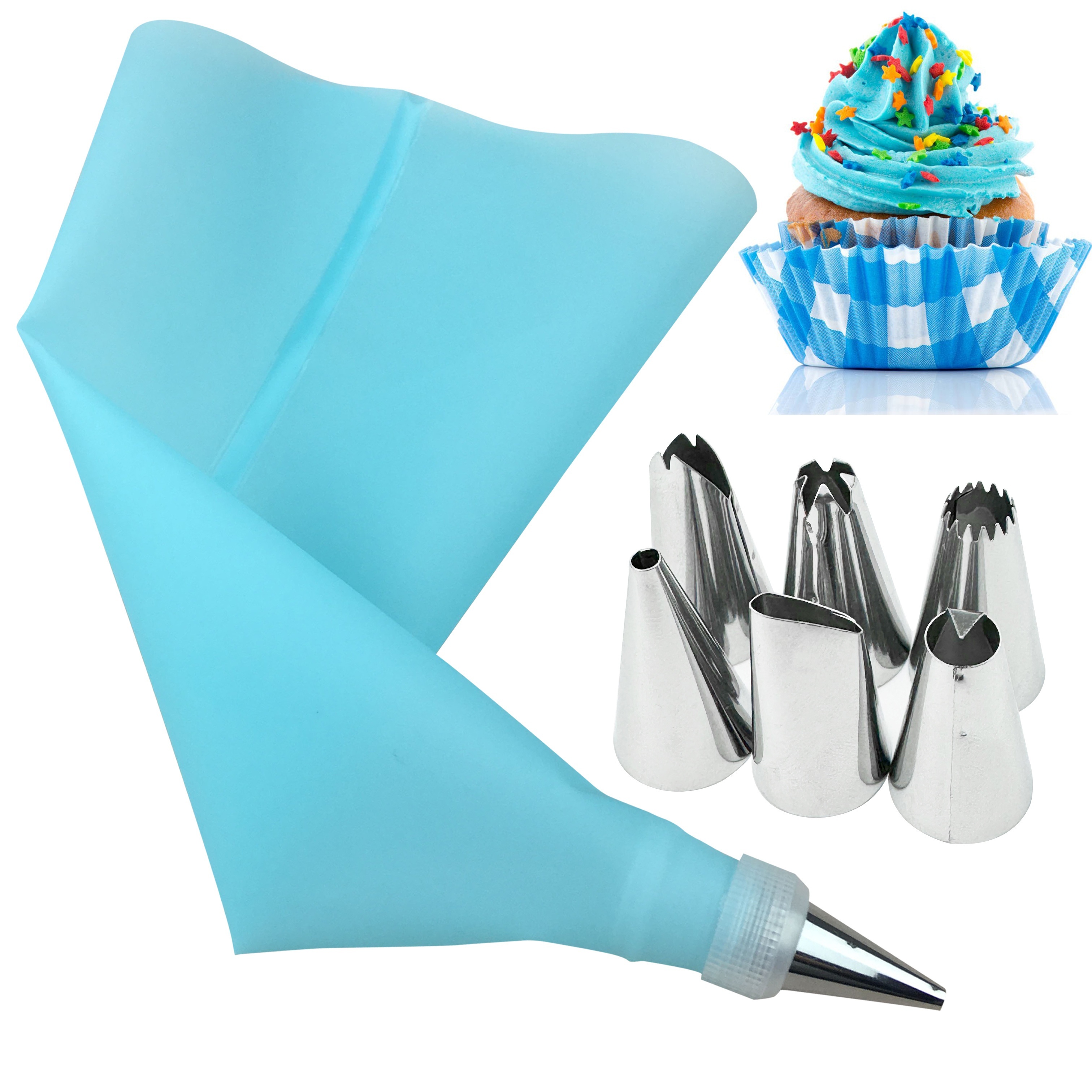 Icing bag shop and nozzles