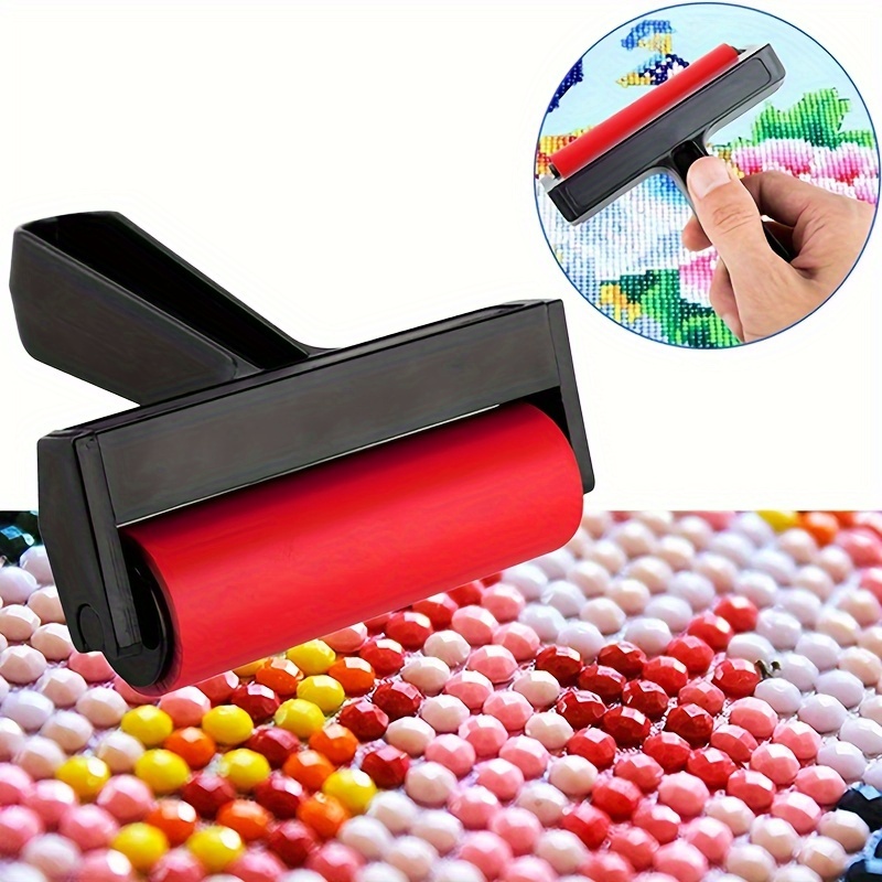 

Diy Diamond Painting Rubber Roller Brush - Synthetic Craft Art Drawing Tool