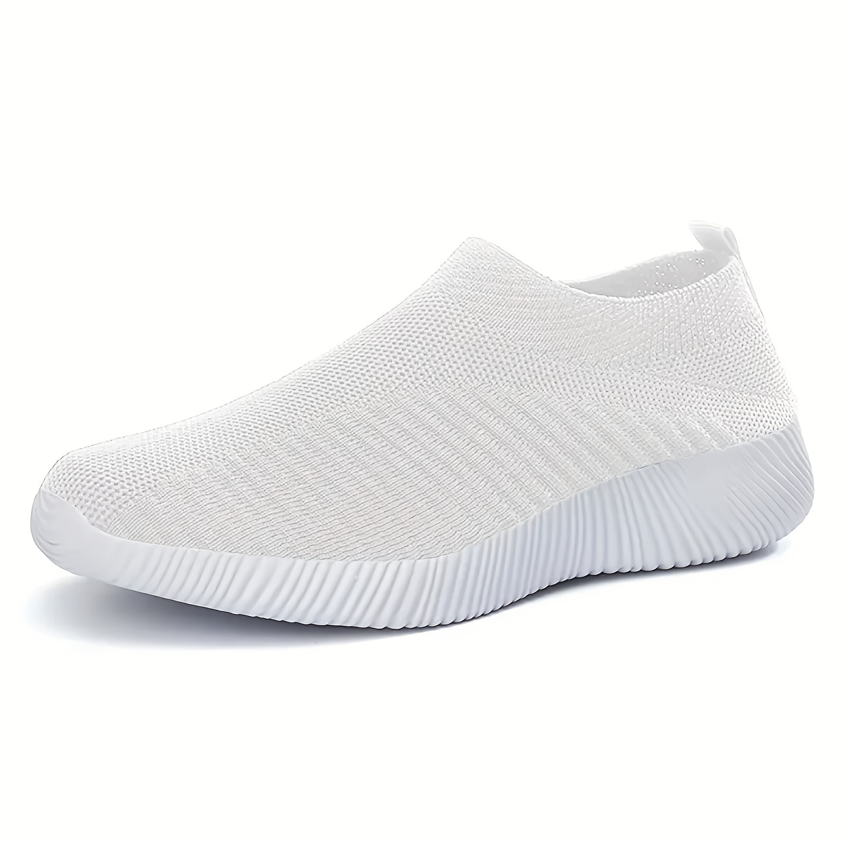 solid color sneakers for women featuring breathable flying woven material lightweight low   suitable for outdoor activities   in plus sizes women shoes