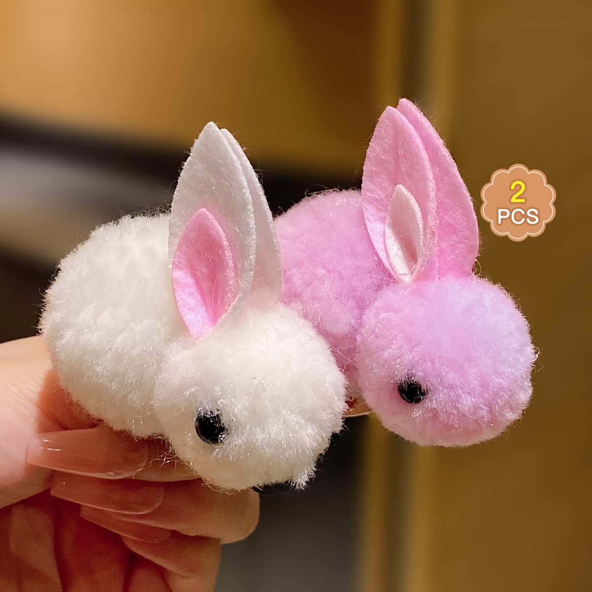 Rabbit Hair Clip - Temu