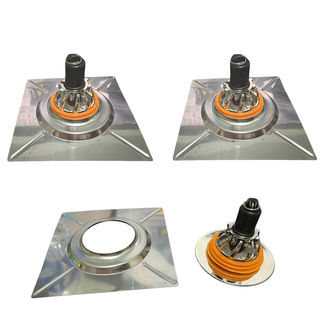 TEMU 3-pack Bathroom Floor Drains - Modern Easy Portable Foot-operated Drainers, Odor-proof Drainage - Suitable For Bathrooms, , Bathrooms, Bathtubs,