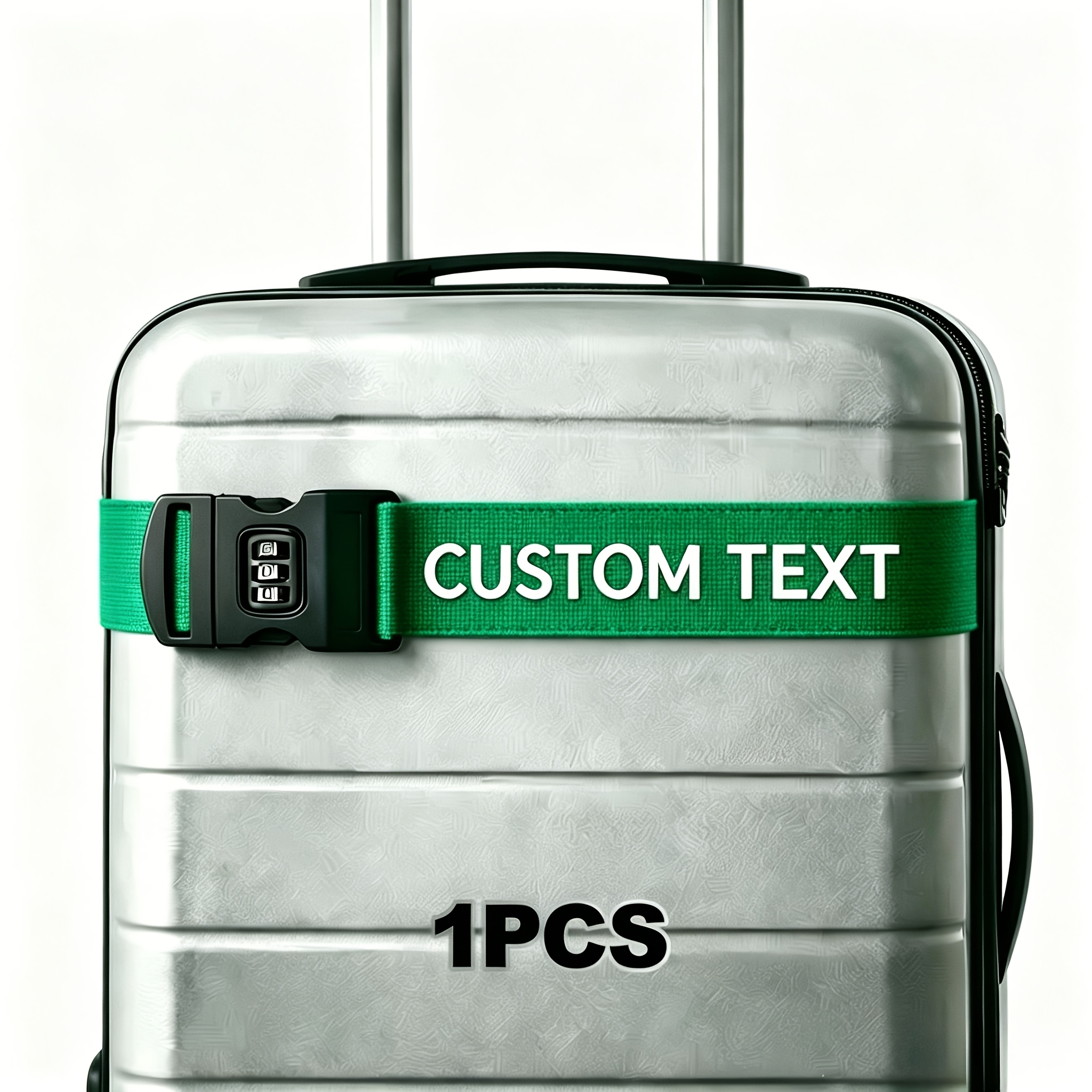 TEMU [customized] 1/2/5/12pcs, Customized Password Luggage Strap, Strap That Printed With Name/text, Luggage And Identification Mark, Connecting