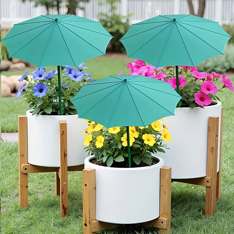 2pcs Outdoor Plant Flower Shade And Rain Umbrella, Sun Protection And Heat  Insulation Design, Large And Small Sizes * Convenient for * for Tall And  Short Plants, Potted Garden Shade, Rain Shelter