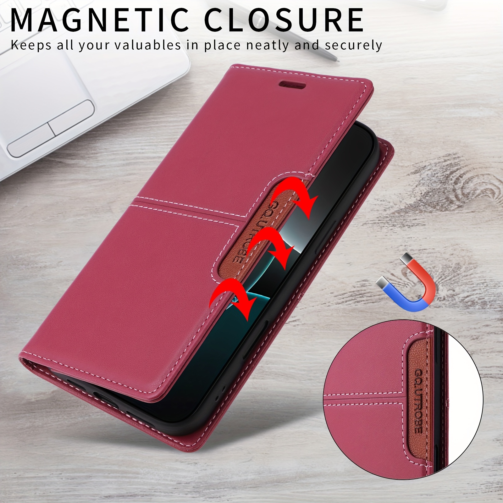 Husă Telefon - Portofel cu Slot Card Blocare RFID Magnetică Tip Flip Piele Sintetică pentru Samsung Galaxy S25 Edge S24 FE S23 Ultra S22 Plus S21 S20 S10 Note 20 A73 A72 A71 A55 A54 A53 A52 A35 A34 A33 A32 A25 A23 A16 A15 A14 A13 A06 A05S, Model Business Moale