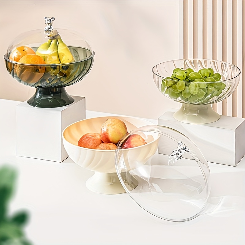 1pc storage tray. with a lid. High aesthetic decoration. Plastic material. You can drain the water. storage box. The box. Housewear & Furnishings. ornament. Small item storage, Shelf Baskets