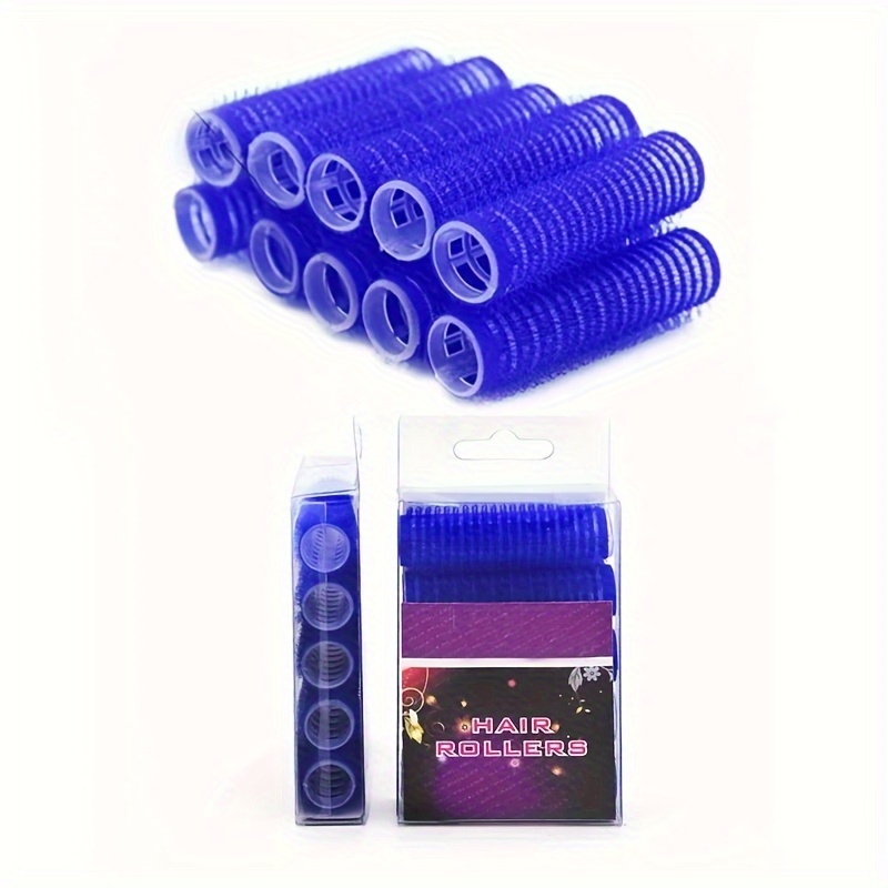 

Envoi Aléatoire de Couleurs ø 13mm 12pcs Bigoudis en Plastique Bigoudis Magiques Bigoudis Auto-Adhésifs Cylindre à Cheveux