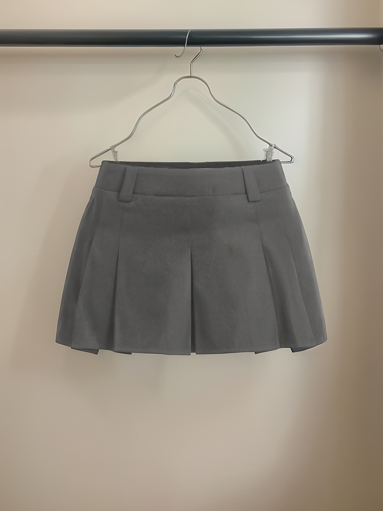 grey skirt sold on Temu United States