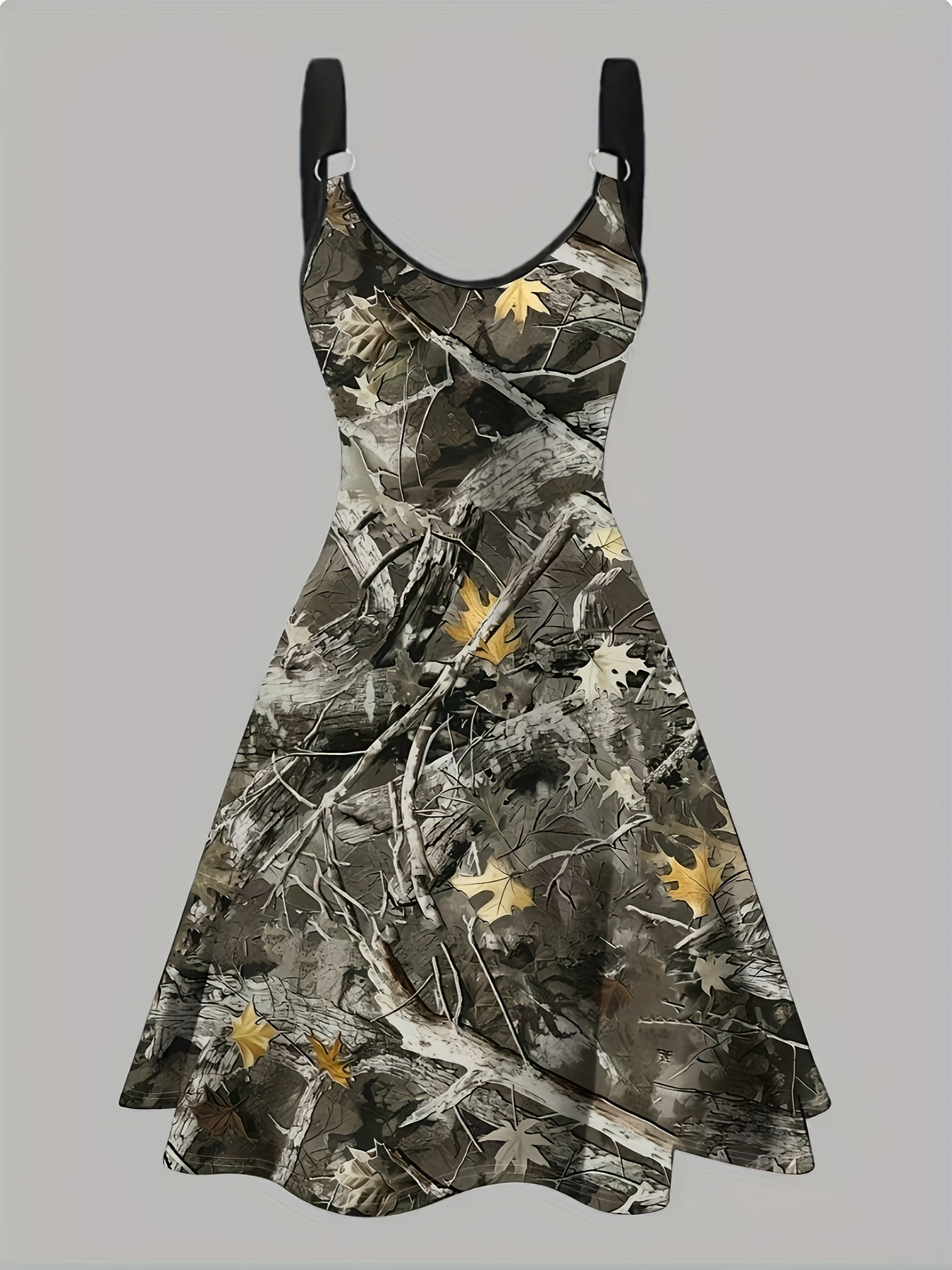 camo print dress sold on Temu United States