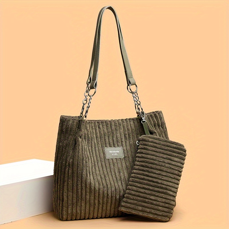 conjunto elegantes bolsos tote mujer tela Temu Ecuador