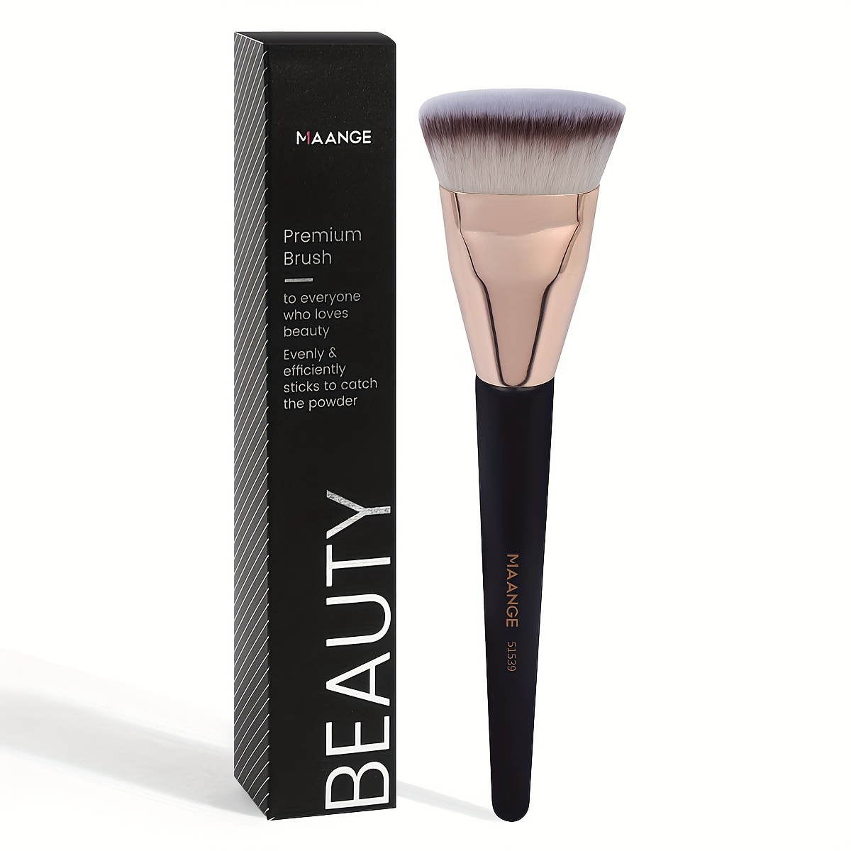 Image of Maange Single Foundation Make-up Brush Powder Blusher Brush Liquid Foundation Bb Cream Powder Brush