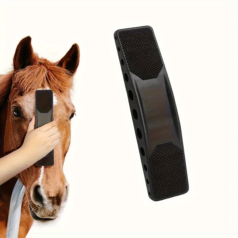 

6-in-1 Horse Grooming Brush, Pp Material With Durable Bristles For Bathing, Massage, And Shedding - Non-slip Grip And Ventilated Design For Effective Equine And Canine Beauty Care.