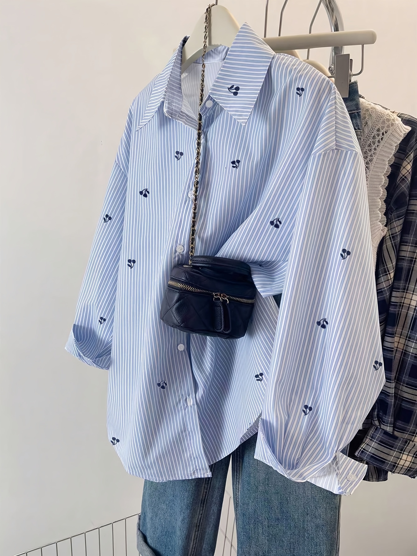 oversized shirts for women sold on Temu Australia