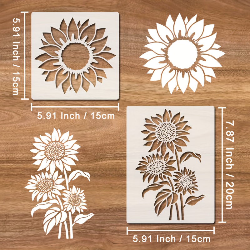 Grands Ensembles De Modèles De Pochoirs De Peinture De Dessin Reutilisables En Plastique Pour La Peinture Sur Scrapbooking Tissu Toile Carrelage Sol Meuble Bois Le Pere Noel