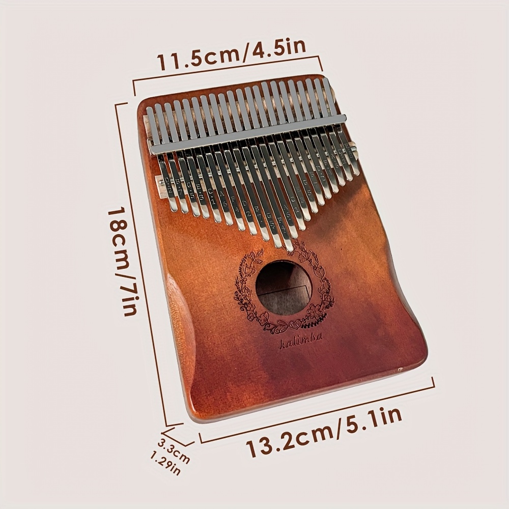 21 key piano for adults beginners portable wooden instrument with tuning hammer book carry bag ergonomic pian Product details 2