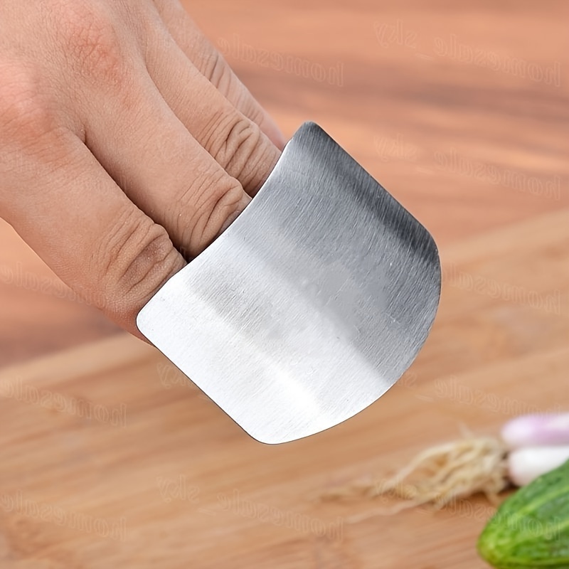 Finger Protection Device, Stainless Steel Finger Protection Device For Slicing, Reusable Finger Protection Device, Metal Finger Protection,