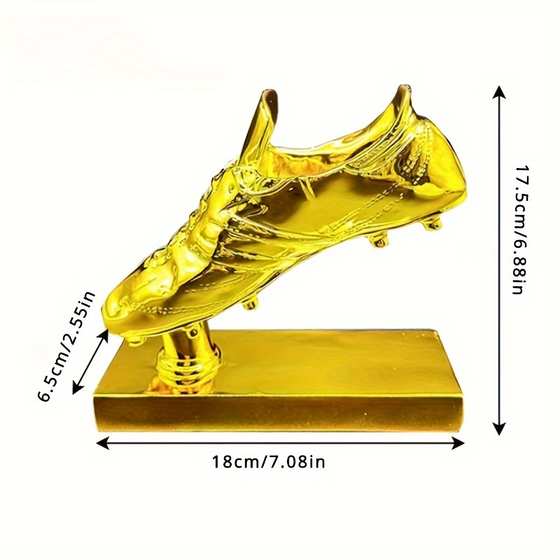  excellent shooter trophy resin football fan souvenir artistic craft ornament for home decor details 0