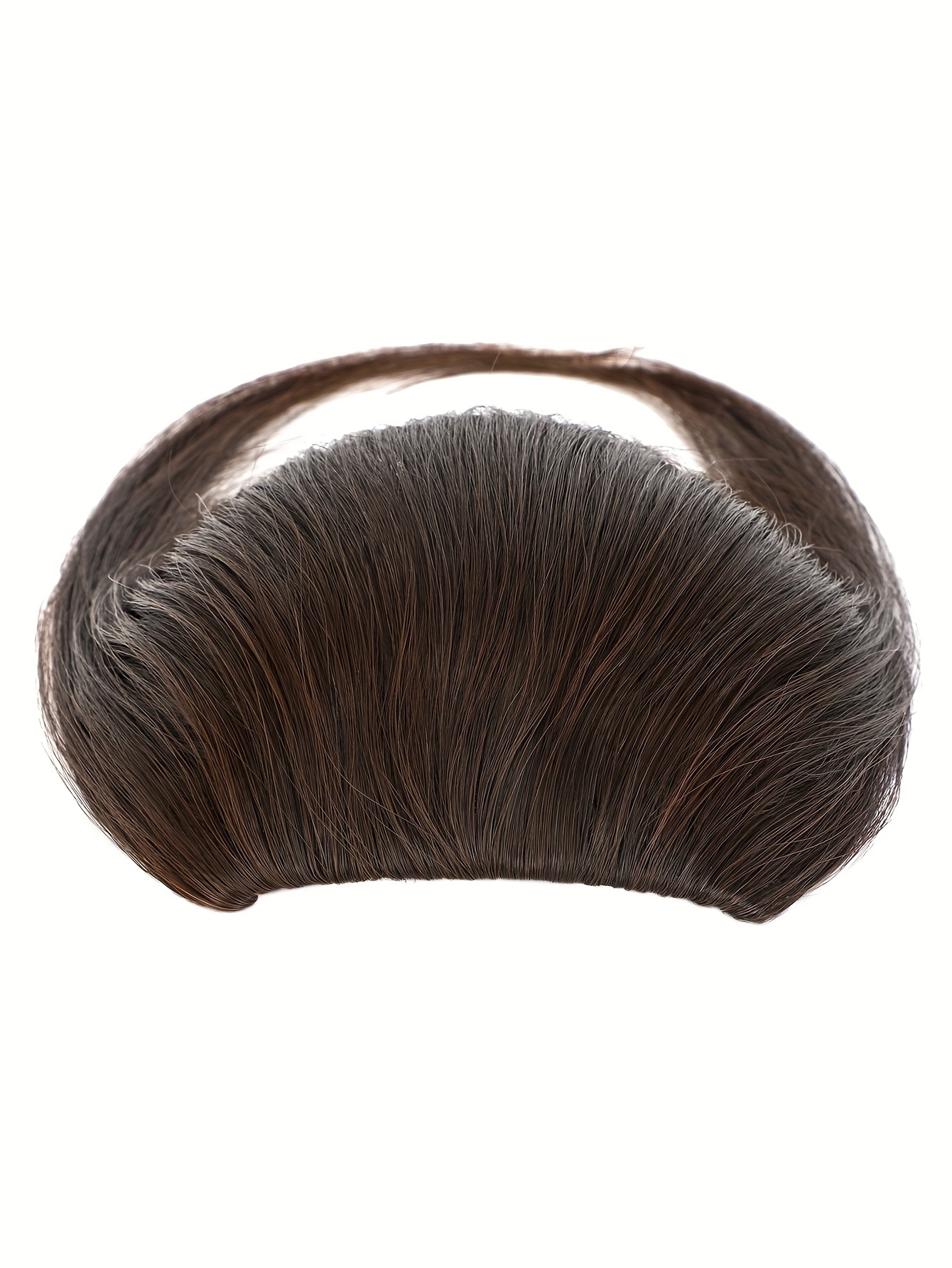 synthetic wig with 12 inch bangs on   suitable for daily   ladies details 18