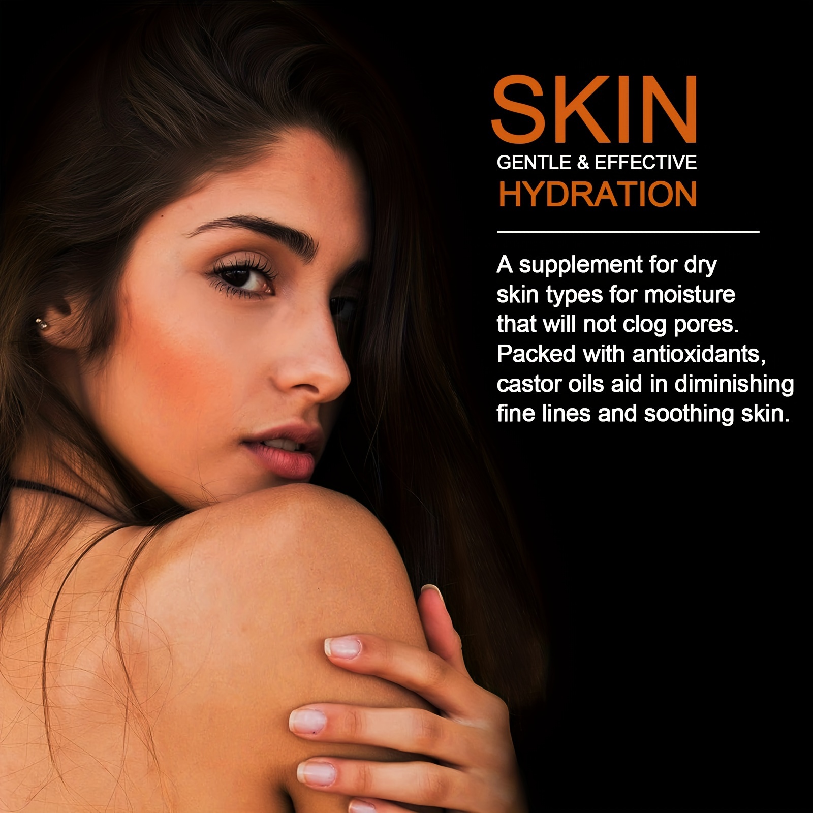 castor oil   cold pressed rich hydration for dry hair eyelashes eyebrows light beige scalp nails and body care essential oil unrefined hexane free details 4