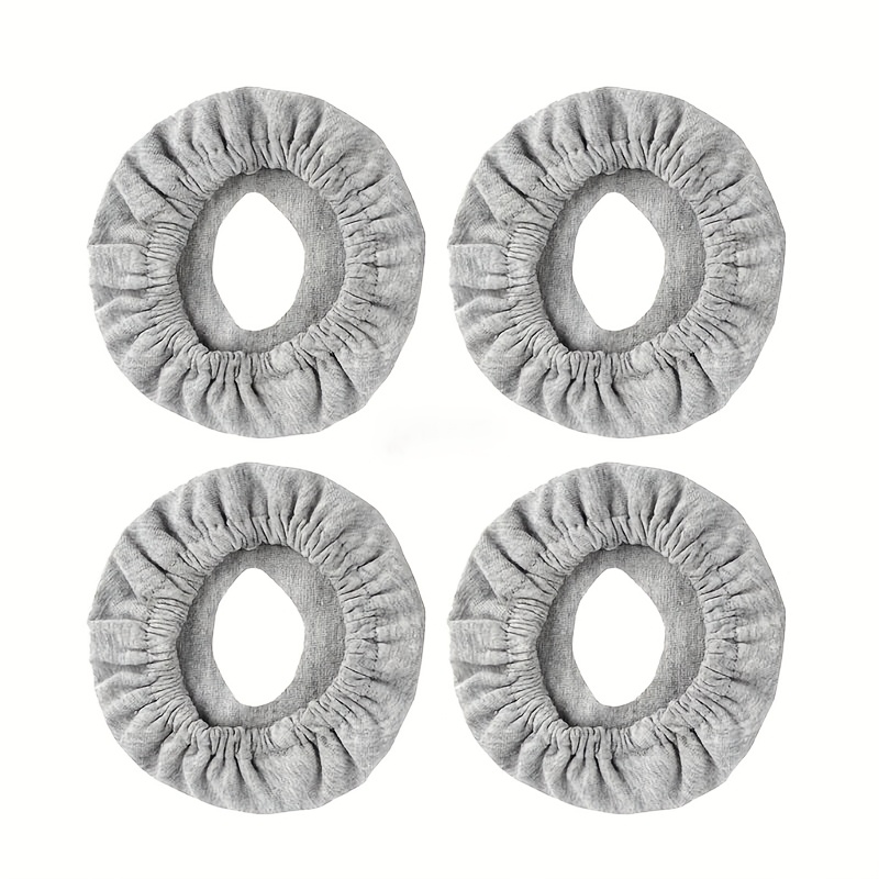 Image of [soft Liners] 4pcs Soft Reusable Liners | Universal Fit Gray Face Cushions For Comfortable Sleep, Healthcare Additions For Men And Women