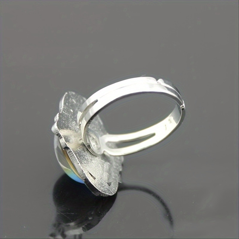 Boho Vintage Court Gemstone Mood Ring for Women