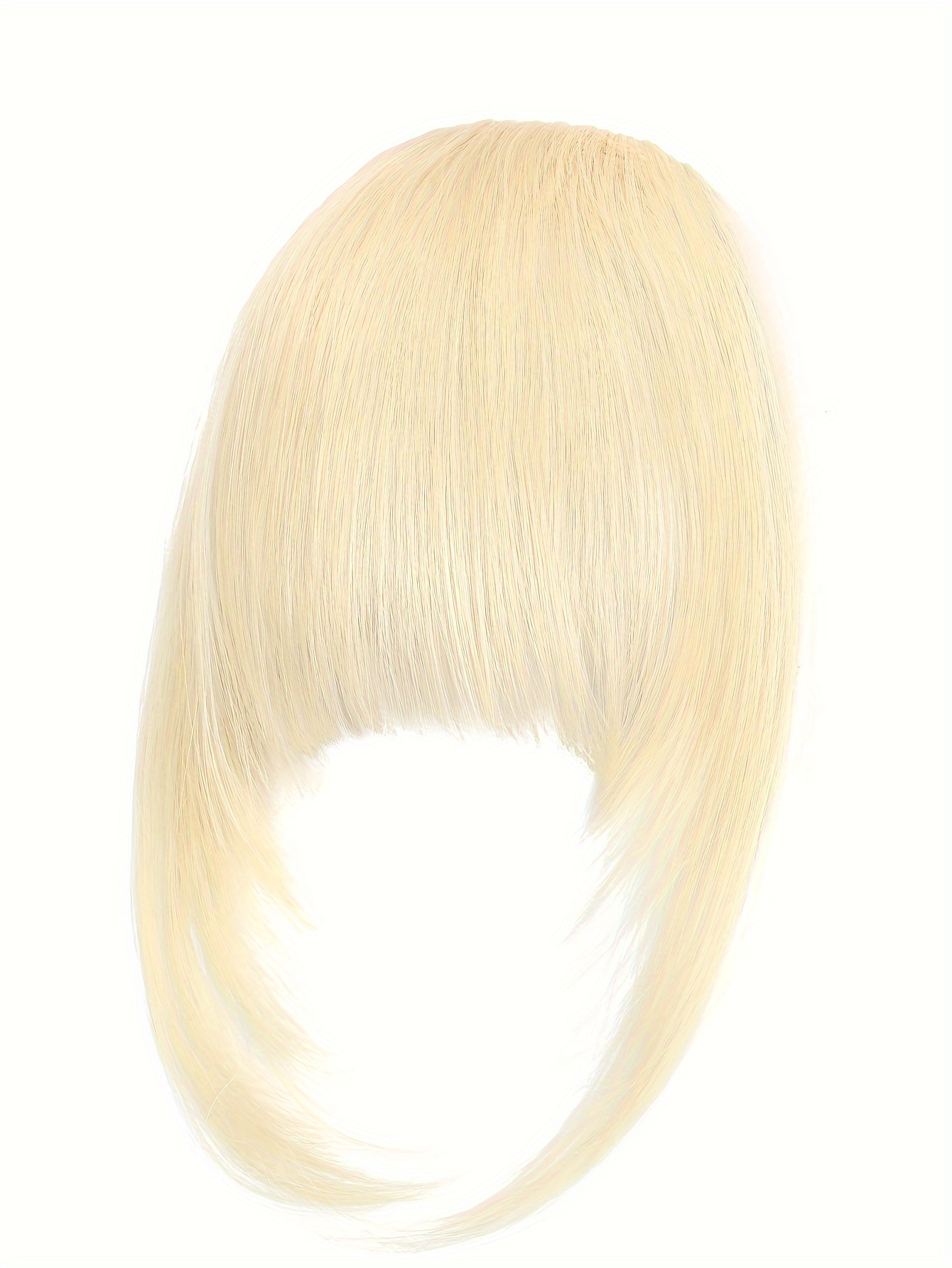 synthetic wig with 12 inch bangs on   suitable for daily   ladies details 39