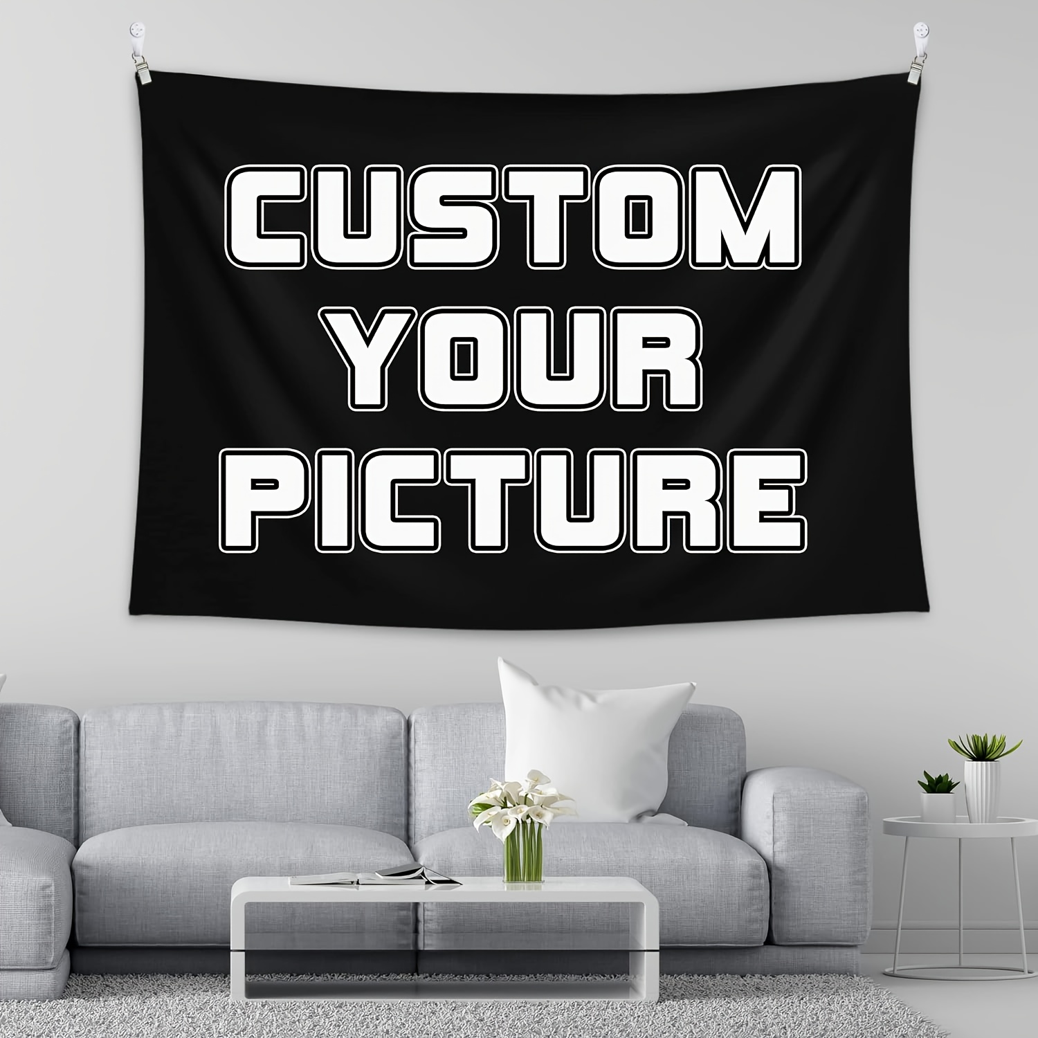 

Custom Photo Tapestry - Personalized Wall Art For Home Decor, Perfect Gift For Anniversaries, Birthdays, Weddings & Mother's Day Wall Decorations For Home Prints For Wall Decor