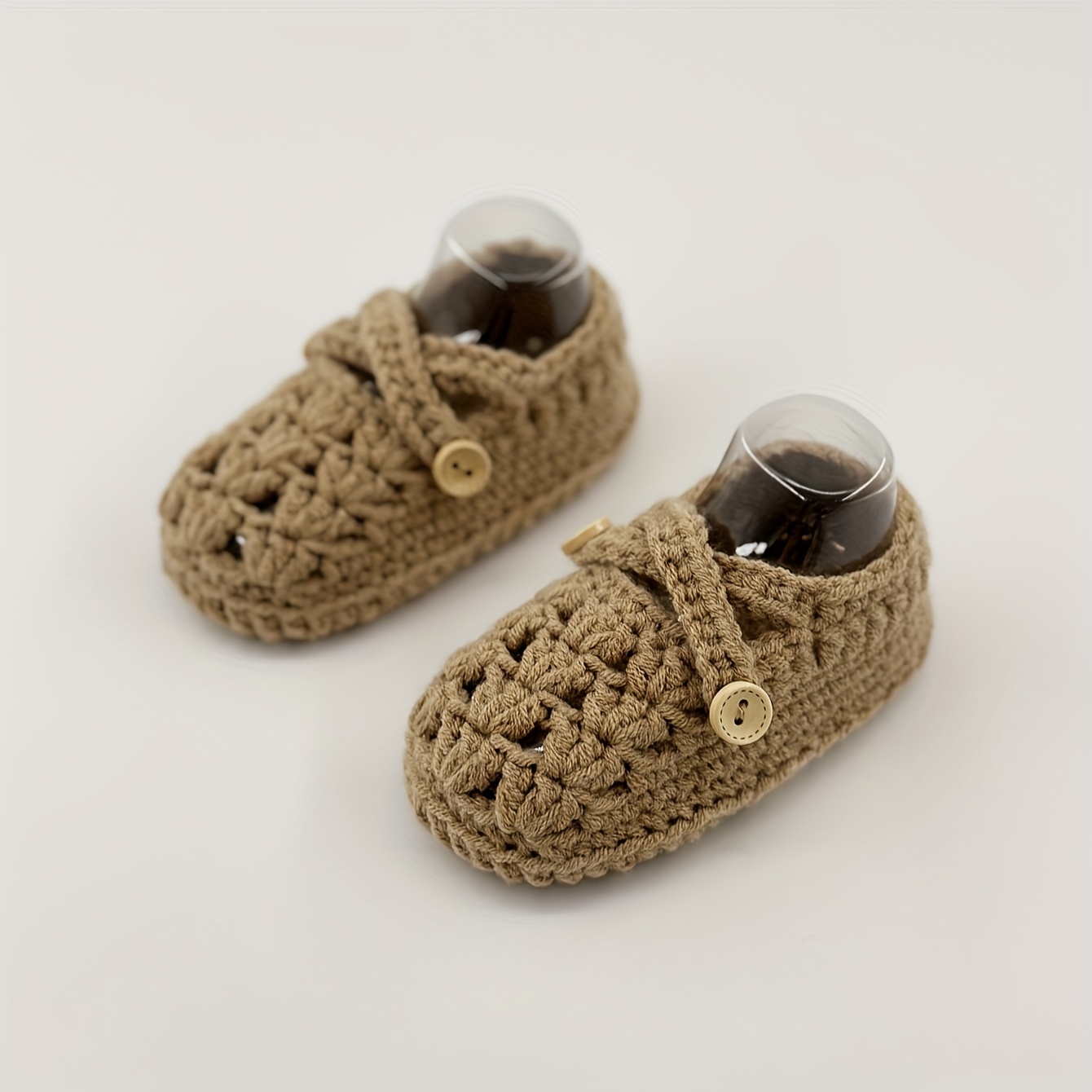 TEMU Hand-knitted & Toddler Walking Shoes - , Floor Socks With /