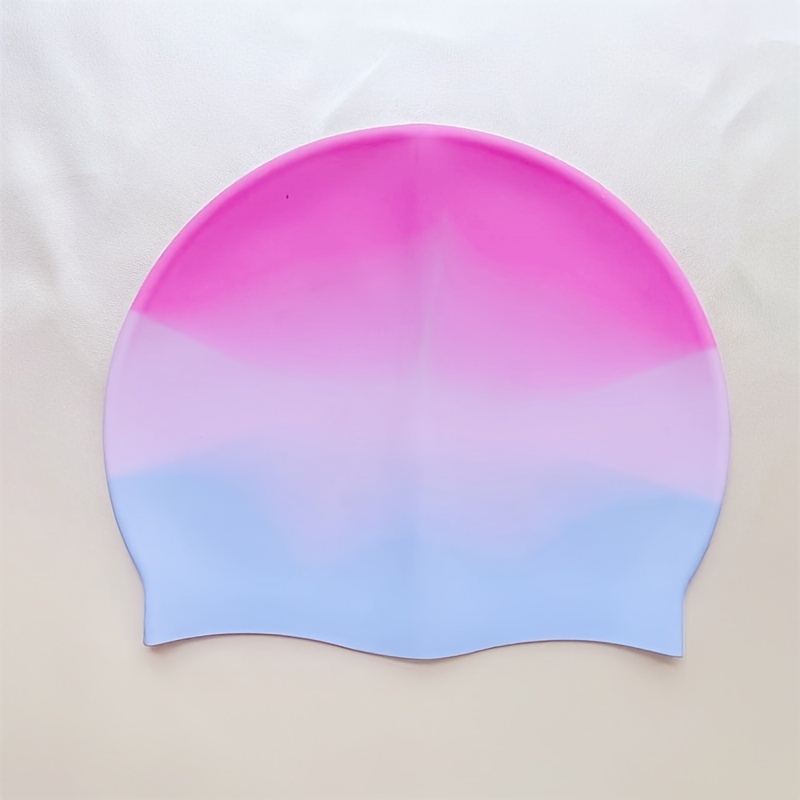 TEMU Silicone Swim Cap 14 And Older And For Adults Universal Swimming Gear Waterproof Dry Hair Unisex Swim Cap