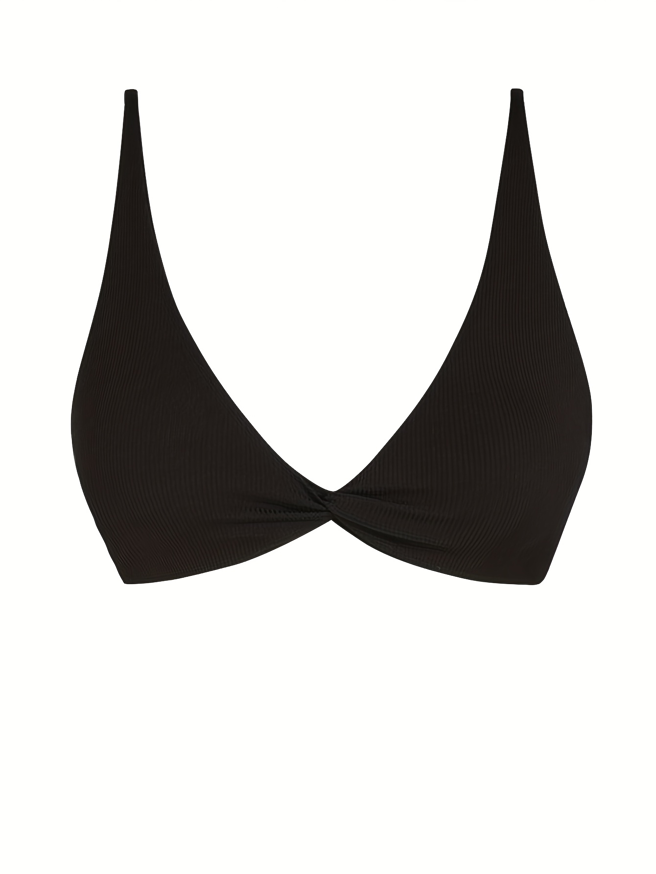 New Arrival Women's Bikini Top Sexy Swimsuit Push-Up Tie-Back Solid Color Versatile