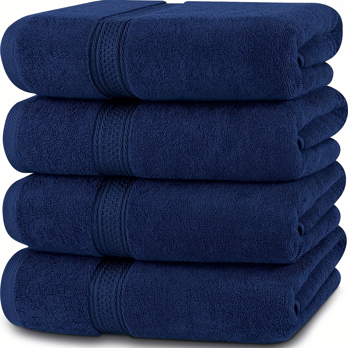 4- Cotton Hand Towels Set, 460gsm Bath, Soft Light Beige-friendly, Absorbent, Ideal For Home, Hotel, Spa - Bathroom Essentials