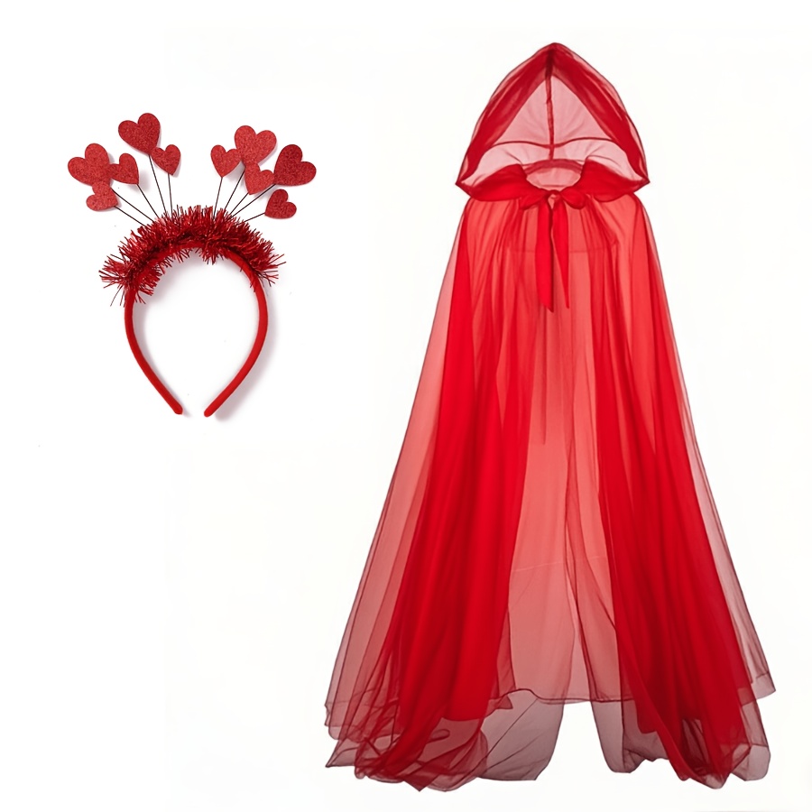 red capes sold on Temu Canada