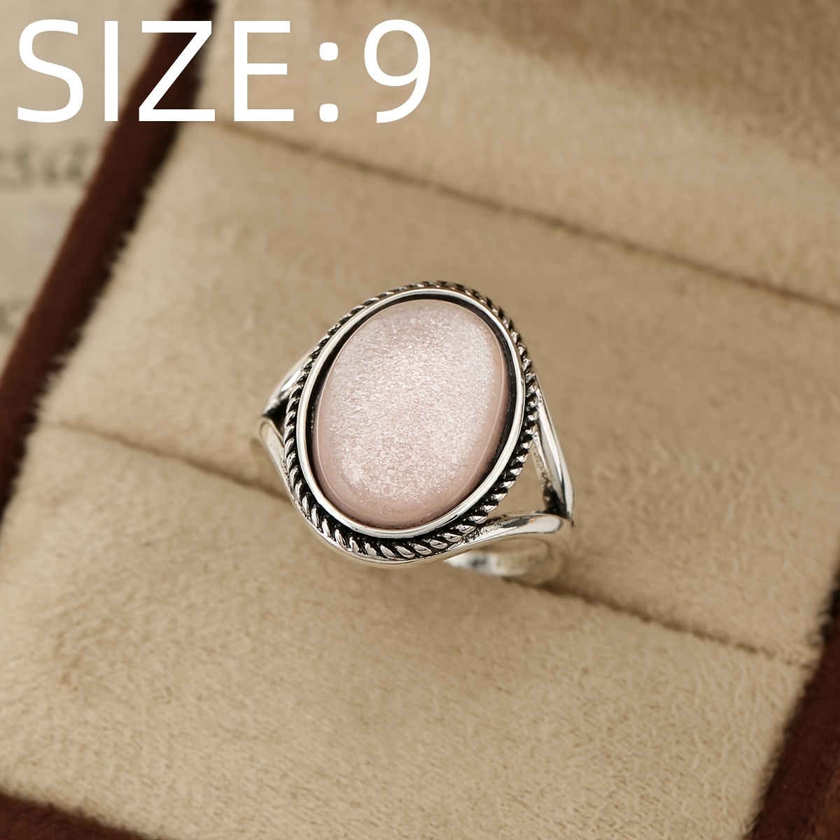 Exquisite Sunflower Copper Ring with Zirconia