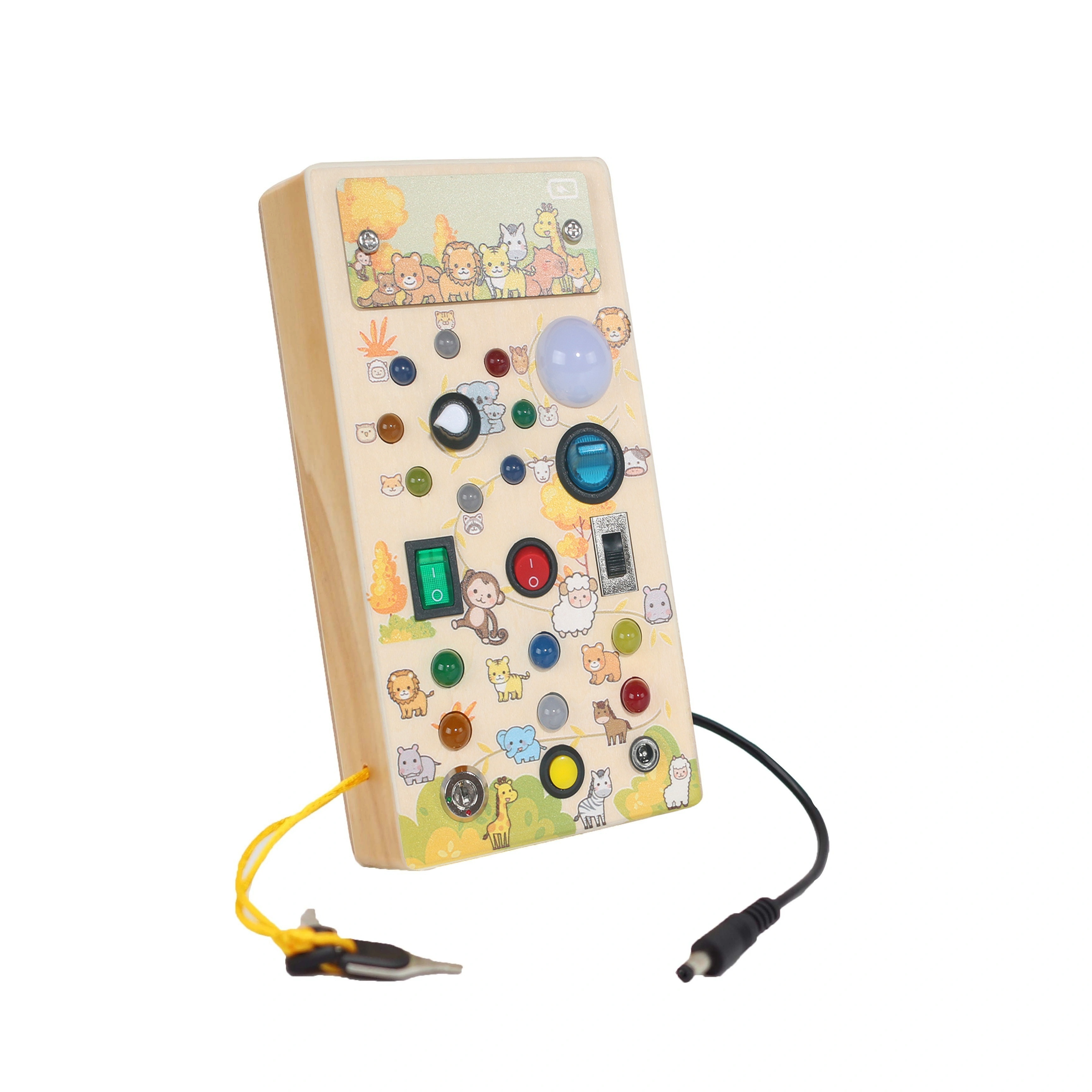 Tableau Électronique Montessori pour Enfant, avec Lumière LED, Joli,  Verrouillage, Fuchsia, Aide, Compétences de Base, Jouets