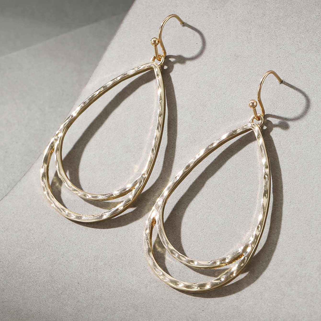 TEMU 1 Paar Y2K Stijl Eenvoudige Elegante Metalen Druppel Oorbellen Dames Vakantie Verjaardag Date Gala Feest Vakantie Shopping Zakelijk Dagelijks