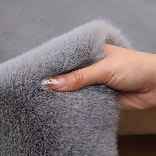 christmas decorative rabbit rug for bedroom living room and bedside washable and