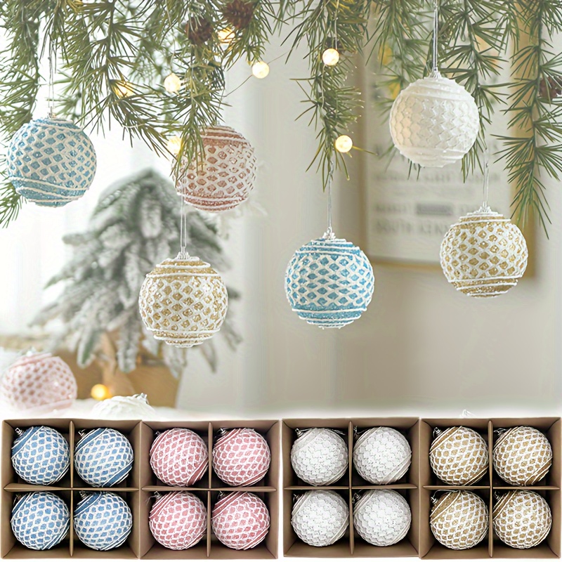 

4pcs Christmas Ornament Set - Decorations For , & , , No Needed
