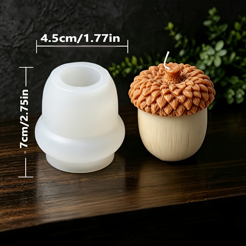 TEMU 1pc 1-cavity 1-cavity Suitable For Epoxy Resin & Plaster Craft Mold - Candle & Wax Molds, Diy Shaped Candle Making, , Resin Ornaments, Christmas