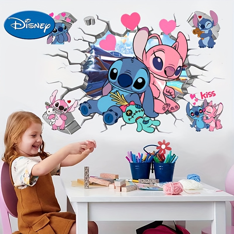 

Disney Love Heart Wall Decal - Oversized Waterproof Pvc Cartoon Sticker For Bedroom And Room Decor