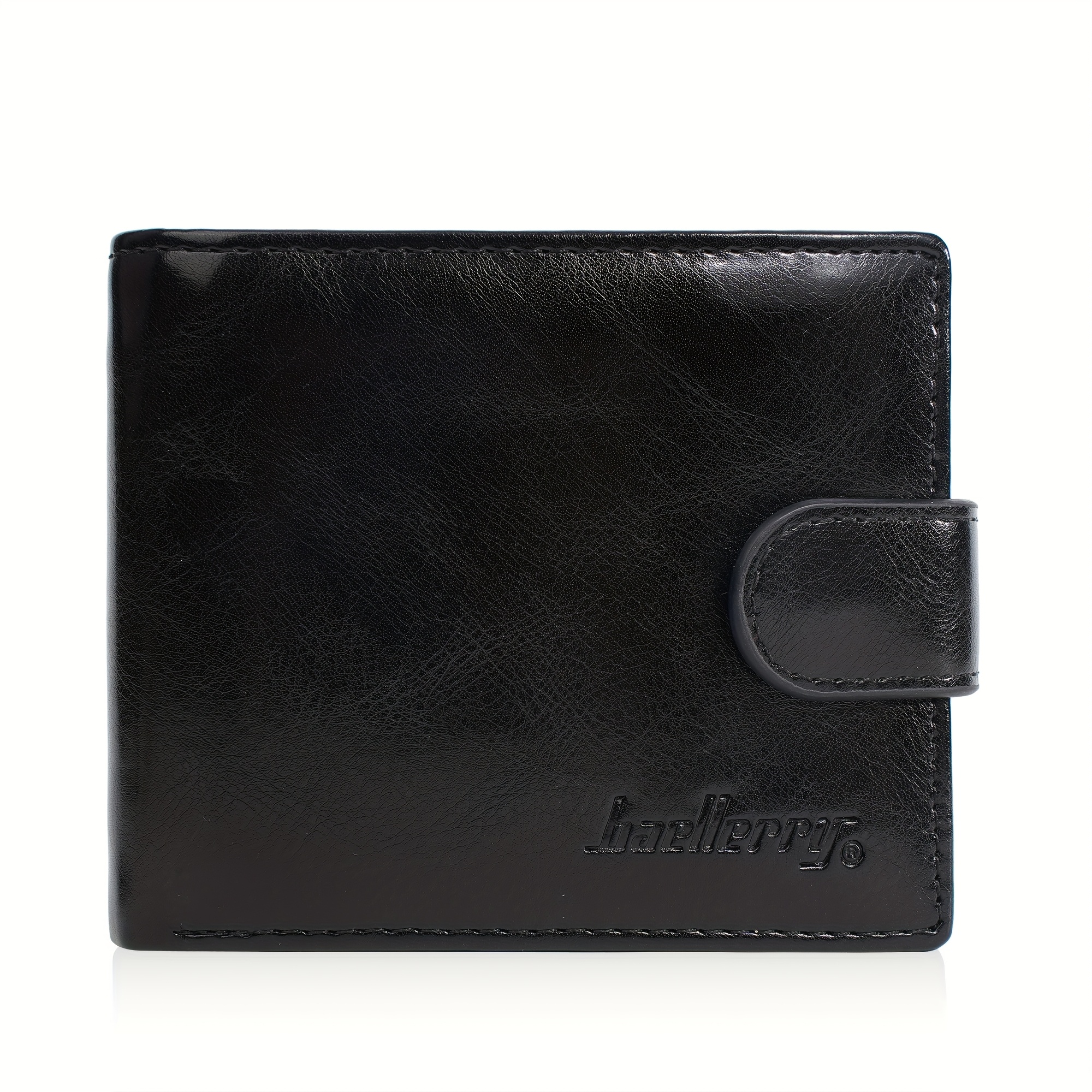 Image of 's Short Wallet With License Slot, Vintage Business Multi-card Credit Card Holder, Zippered Coin Purse - Father's Day Gift
