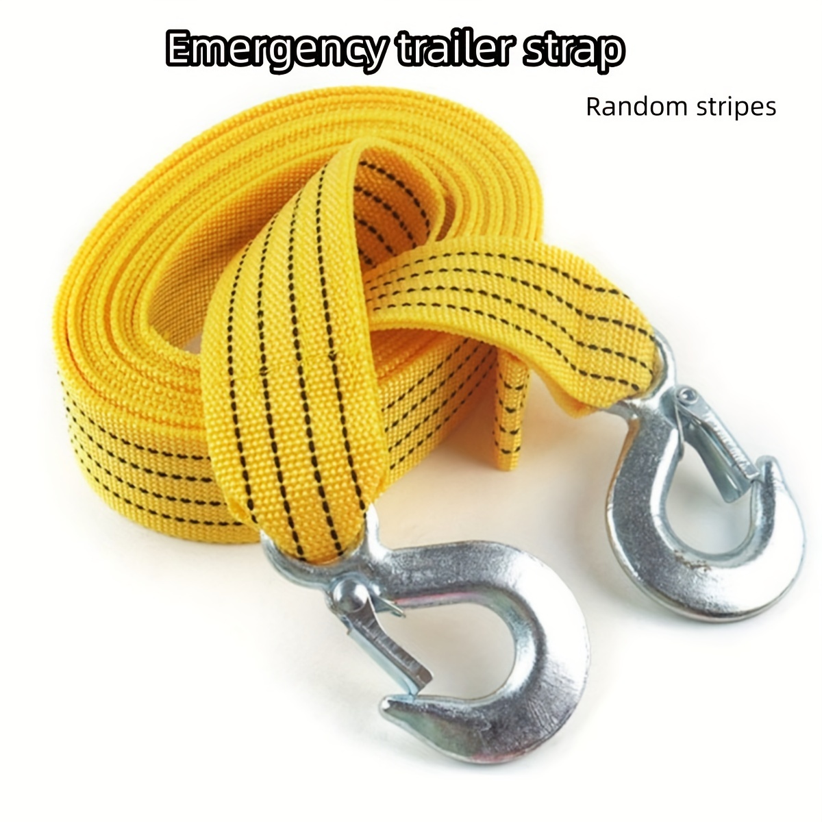 Trailer Rope Outdoor Rescue Pull Rope Car Traction Rope Hook